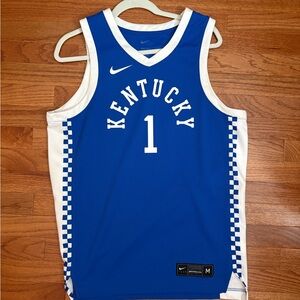 Nike Kentucky Blue and White Basketball Jersey
